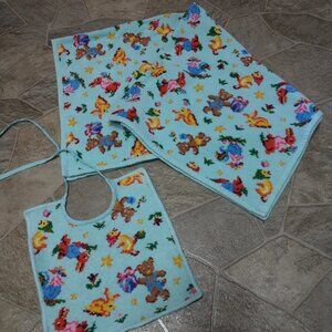 Feiler Bib & Baby Towel Set